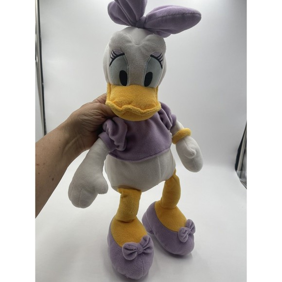 Disney Store Daisy Duck 15" Plush Purple Stuffed Animal Original Authentic - Picture 1 of 8